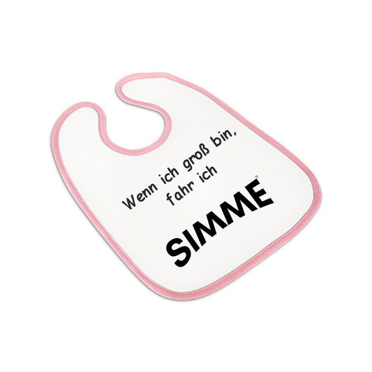Babylatz IFA Simme© Schriftzug / Simson DDR, rosa