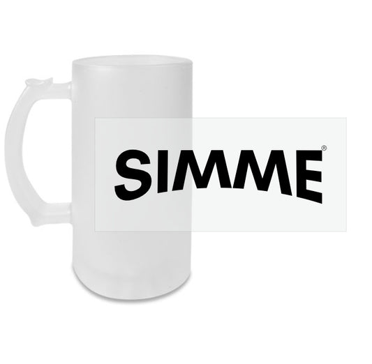 Bierkrug IFA Simme© Schriftzug / Simson DDR Glasbierkrug