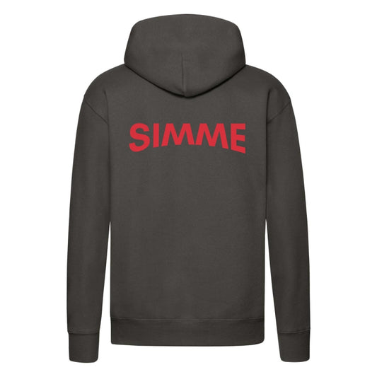 Premium Hooded Sweat Jacke Simme© / Simson roter Schriftzug, IFA DDR